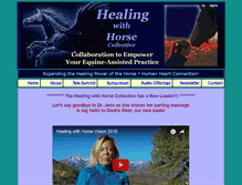 Tablet Screenshot of healingwithhorse.com